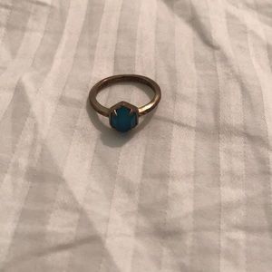 Kendra Scott blue stone ring